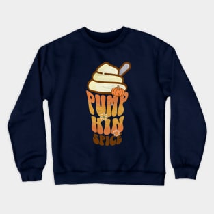 Groovy Pumpkin Spice Crewneck Sweatshirt